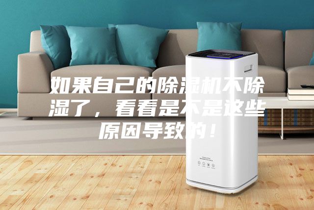 如果自己的除濕機不除濕了，看看是不是這些原因導致的！