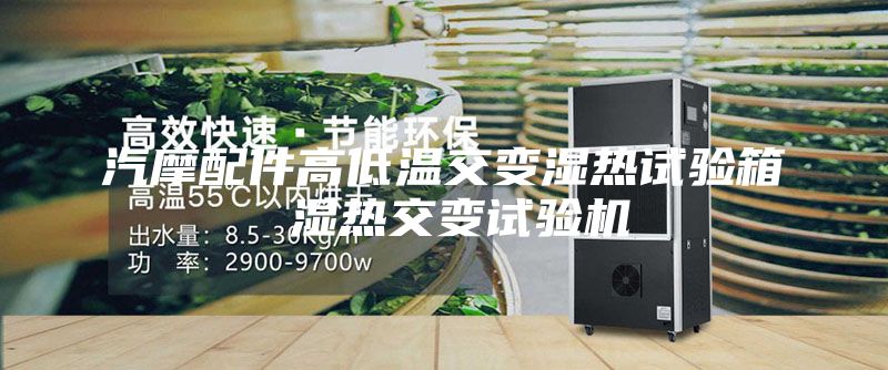 汽摩配件高低溫交變濕熱試驗箱 濕熱交變試驗機(jī)