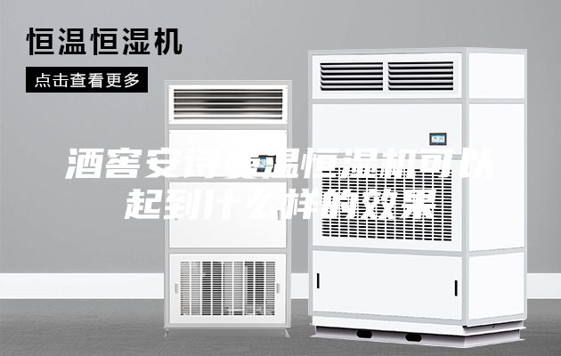 酒窖安詩曼溫恒濕機可以起到什么樣的效果