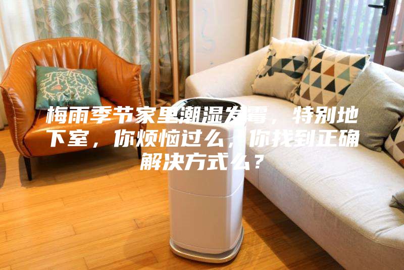 梅雨季節家里潮濕發霉，特別地下室，你煩惱過么，你找到正確解決方式么？