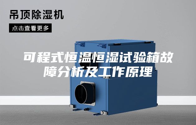 可程式恒溫恒濕試驗箱故障分析及工作原理